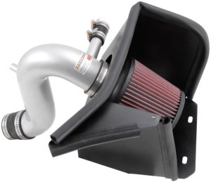 Chrysler 200 Performance Air Intake - K&N Engineering - 69 Series Typhoon - Silver - `12-`14